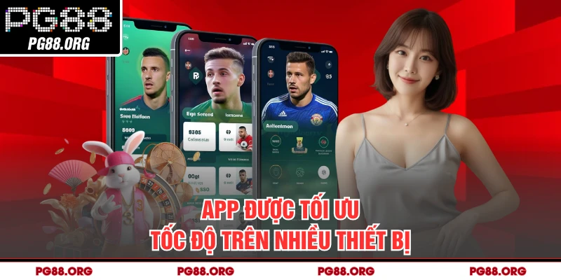 App được tối ưu tốc độ trên nhiều thiết bị