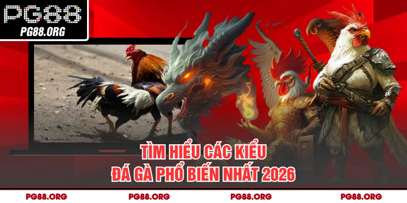 Tìm hiểu các kiểu đá gà phổ biến nhất 2026